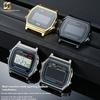 Для Casio Серия Маленький Квадрат A158/A159 168 F91 модифицированные аксессуары из нержавеющей стали для корпуса и замена на высококачественный корпус