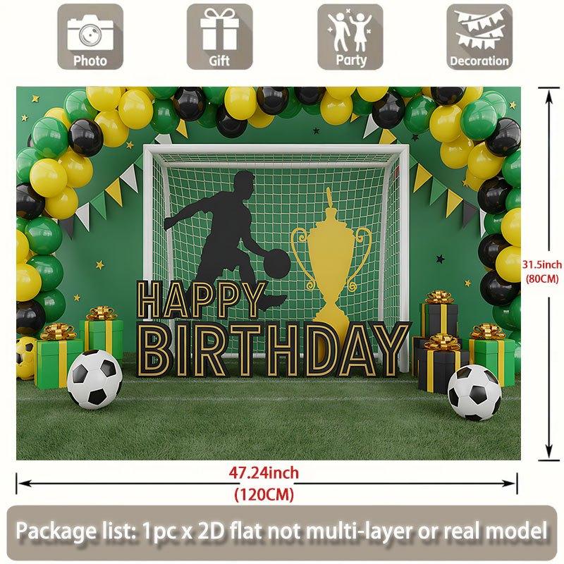 Party Backdrop Soccer Flat Designed Various Events Such Weddings Parties Coming Photo Booth Background Wedding Decor