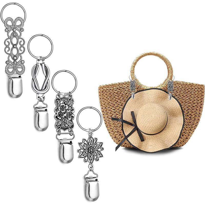 Зажим для шляпы на сумке для путешествий, держатель для шляпы, зажим для шляпы на открытом воздухе, кемпинг, пеший туризм, многофункциональный рюкзак, зажим для утки для взрослых и детей