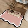 Cat and dog non-slip pet mat - quick drying, water absorption, indoor Nordic style floor mat, floor pet mat, fun and durable pet mat