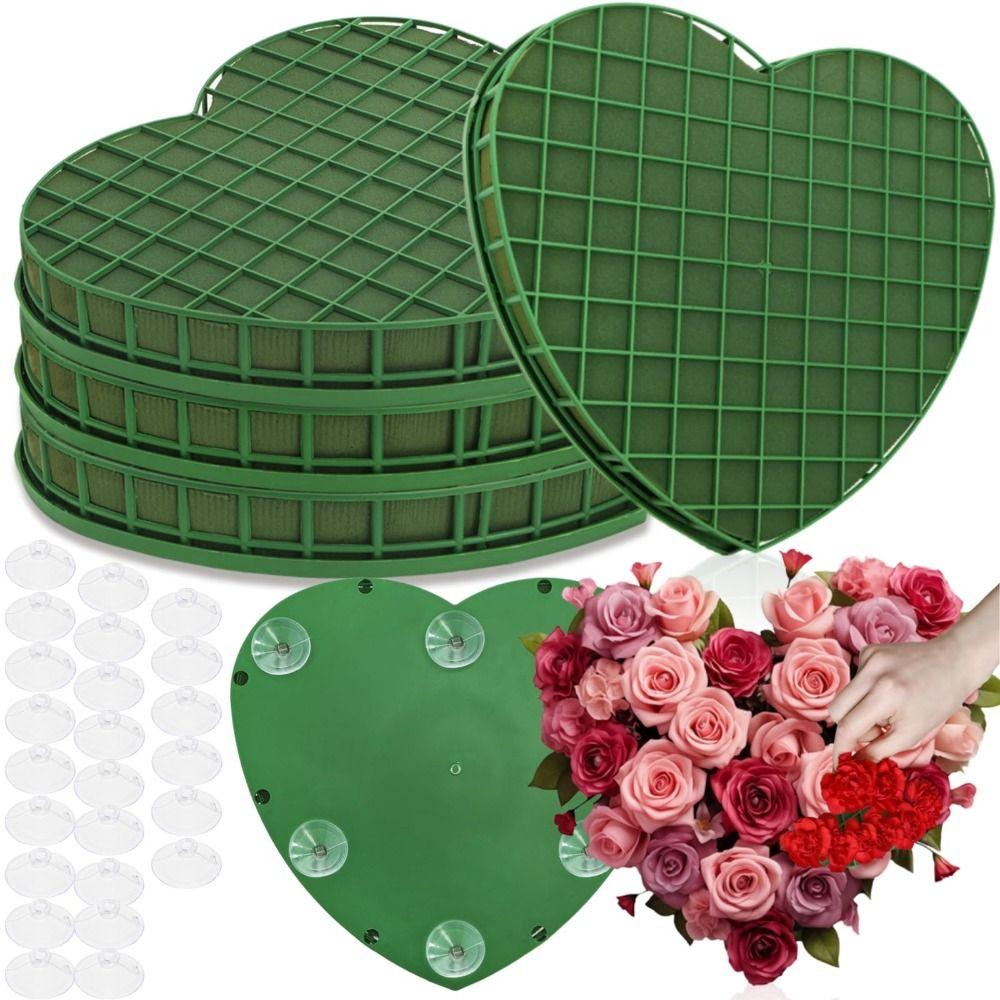 With Suction Cup Floral Bricks Green Color Flower Mud Romantic Florist Sponge Vehicle Decoration