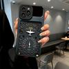 Чехол для телефона с рисунком приборной панели самолета, подходит для iPhone 17 16 15 14 13 12 11 Pro/Max/Plus, противоударный и защищающий от падений