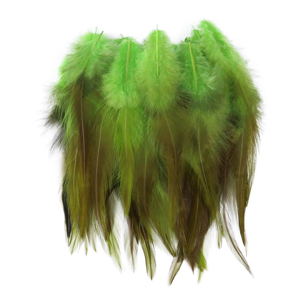 50 шт. Пушистые натуральные петушиные перья для поделок, DIY аксессуары 8-15 см, куриное перо, материалы для вязания мушек, швейная декорация, плюмаж