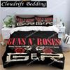 Guns N'roses Band Retro Bedding Sets Exquisite Bed Supplies Set Bed Comforter  Luxury Birthday Gift Duvet Cover Set