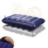 Portable Air Cushion Pillows Folding Square Inflatable Pillows Car Travel Hiking Nap Rest Cushion Outdoor Home Travel Pillow