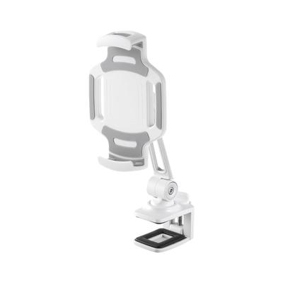 Sanwa Supply PDA-STN92W Tablet Clamp Arm Holder White 6-12.9 Inch 360 Degree Ball Joint Desk Mount Stand