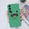 Case For Samsung Galaxy S23+ Ultra S22+ S21 S20 FE Note 10 20 Lite Cute Dinosaur Liquid Silicone Soft TPU Back Cover For Samsung S22 S23 Bumper Funda