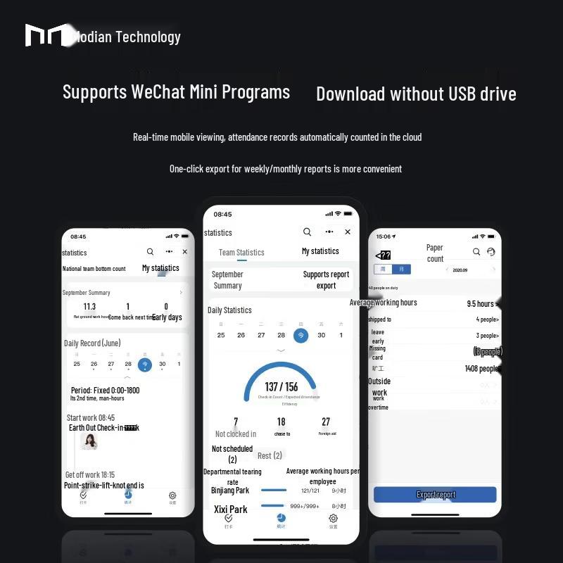 Magic Point M3 Smart Face Recognition Time Clock