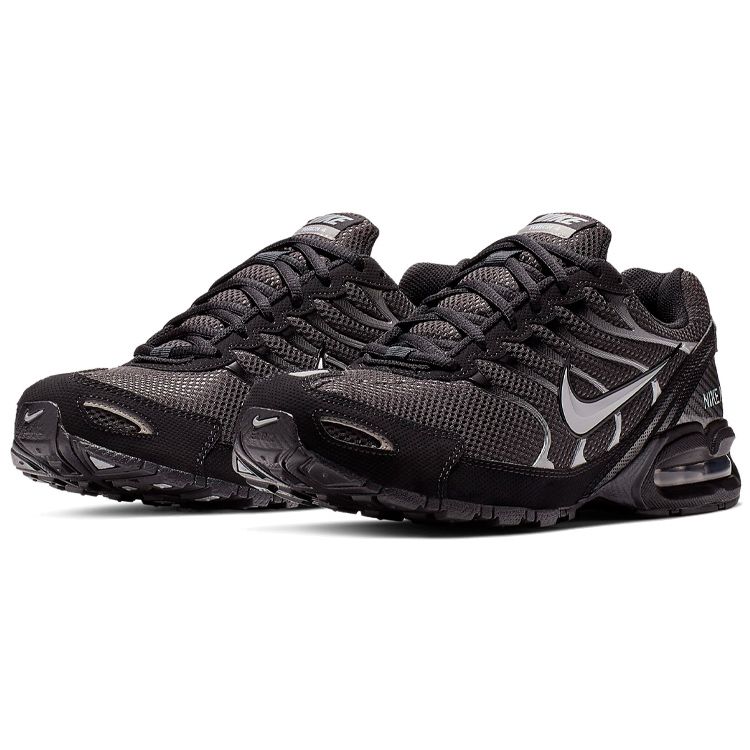 Nike Air Max Torch 4 Anthracite Men Sneakers Black Metallic-Silver 343846-002