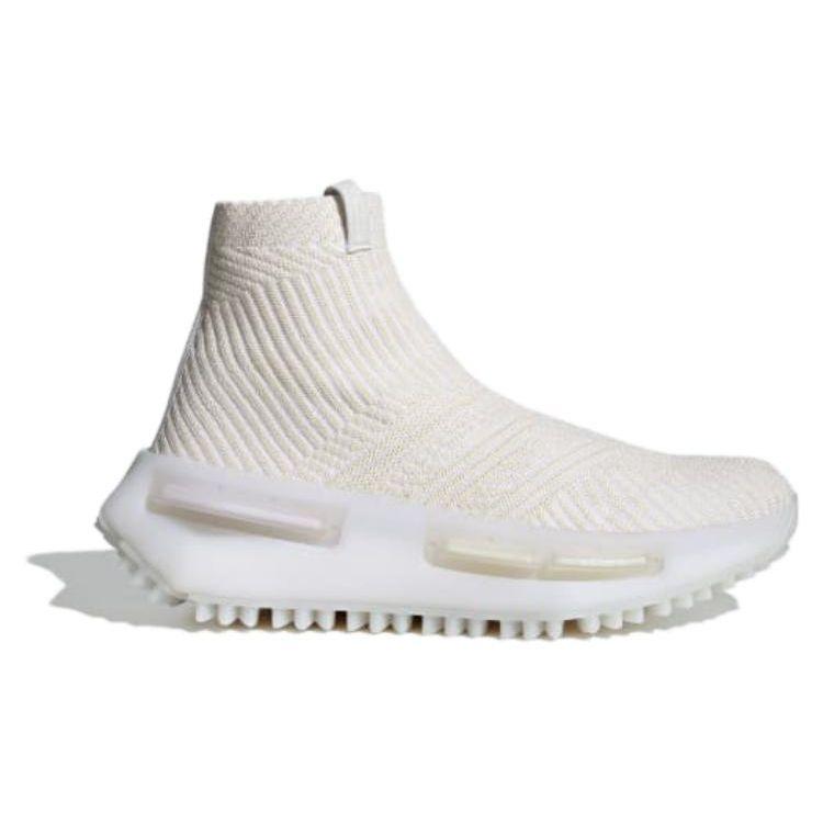 Adidas NMD_S1 Sock Off White Женские кроссовки Кремово-белые Core-White ID4266