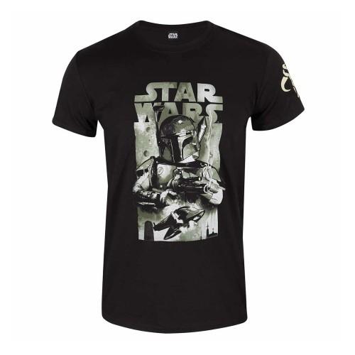 Star Wars Unisex Adult Boba Fett Poster T-Shirt