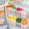 White Fridge Door Storage Box Plastic Spice Vegetable Box Fridge Storage Organizer Refrigerator