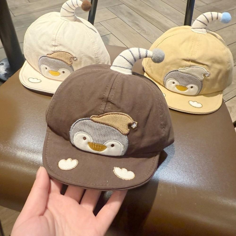 Cartoon Penguin Baseball Cap Breathable Peaked Hat New Sun Hat for Spring Summer