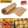 5/8/10/20m Parchment Paper Baking Sheets Non-Stick Precut Baking Liners for Oven Air Fryer Grilling Mat Steaming Bread Cookies