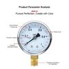 Y60 Pressure Gauge Vacuum Pressure Gauge for Air Compressor Hydraulic System Oil Pressure Monitoring Mechanical Dial Gauge 60mm