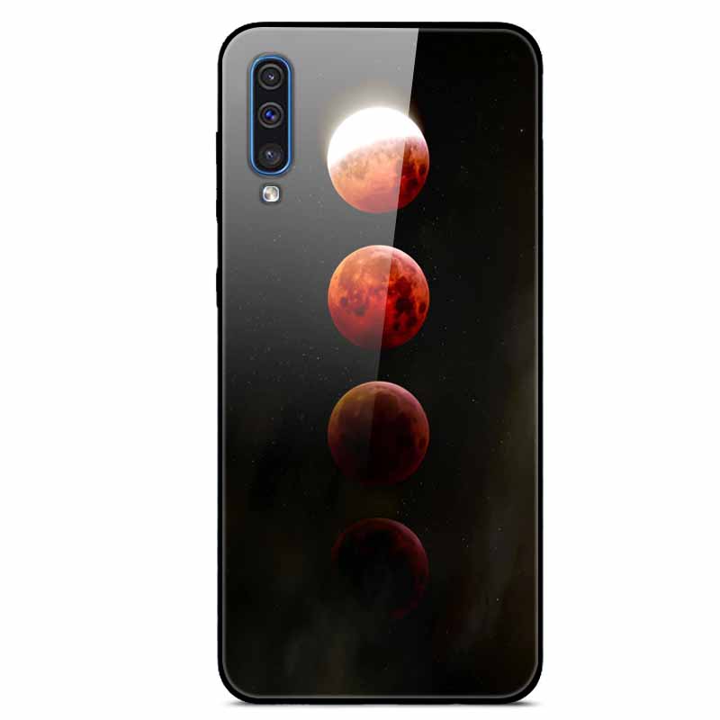 Для Samsung A70 A50 A50S A30S Чехлы A34 A14 A54 5G Модный Закаленное Стекло Жесткая Задняя Крышка Для Samsung Galaxy A7 A6 A8 2018 Coque