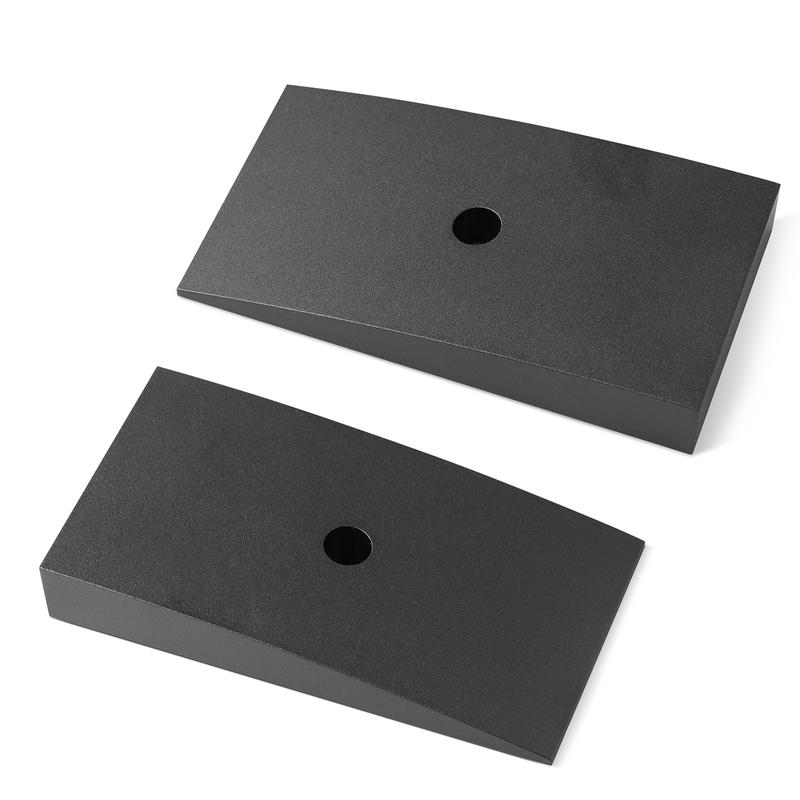 Rear Suspension Leaf Spring Shim Kit Rear 6 Degree, 2.5 Inches Wide Black silver Replace 18206.01 MS-WSC60
