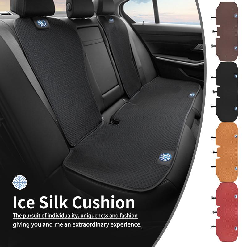 For Volkswagen VW Car Accessories Seat Ice Silk Cushion Protective Mat Pad Scirocco Jetta Beetle Golf 4 5 6 Passat Polo B5 zj1