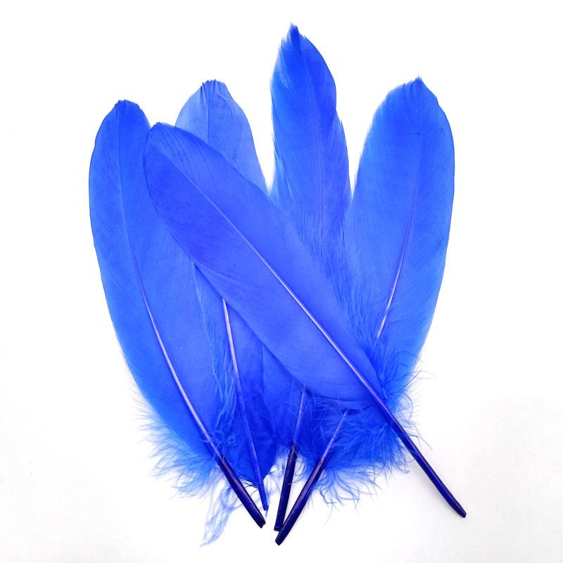20PCS Hard Stick Colourful Goose Feathers Plumes Swan for Home Decoration Crafts DIY Jewelry Making Table Centerpieces 15-20cm