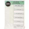 Cardstock - SIZZIX - Opulent - A4 - 50 Sheets - 250 G/m² - Ivory