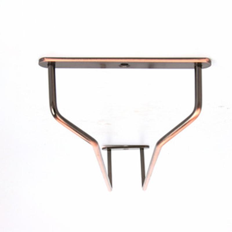 Железное покрытие, бронзовое настенное крепление, бокалы, подвесная полка для бокалов для вина, держатель