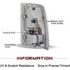 Светодиодные задние фонари JSBOYAT совместимы с 2013-2018 Dodge Ram 1500/2014-2018 Dodge Ram 2500 3500, левая сторона водителя
