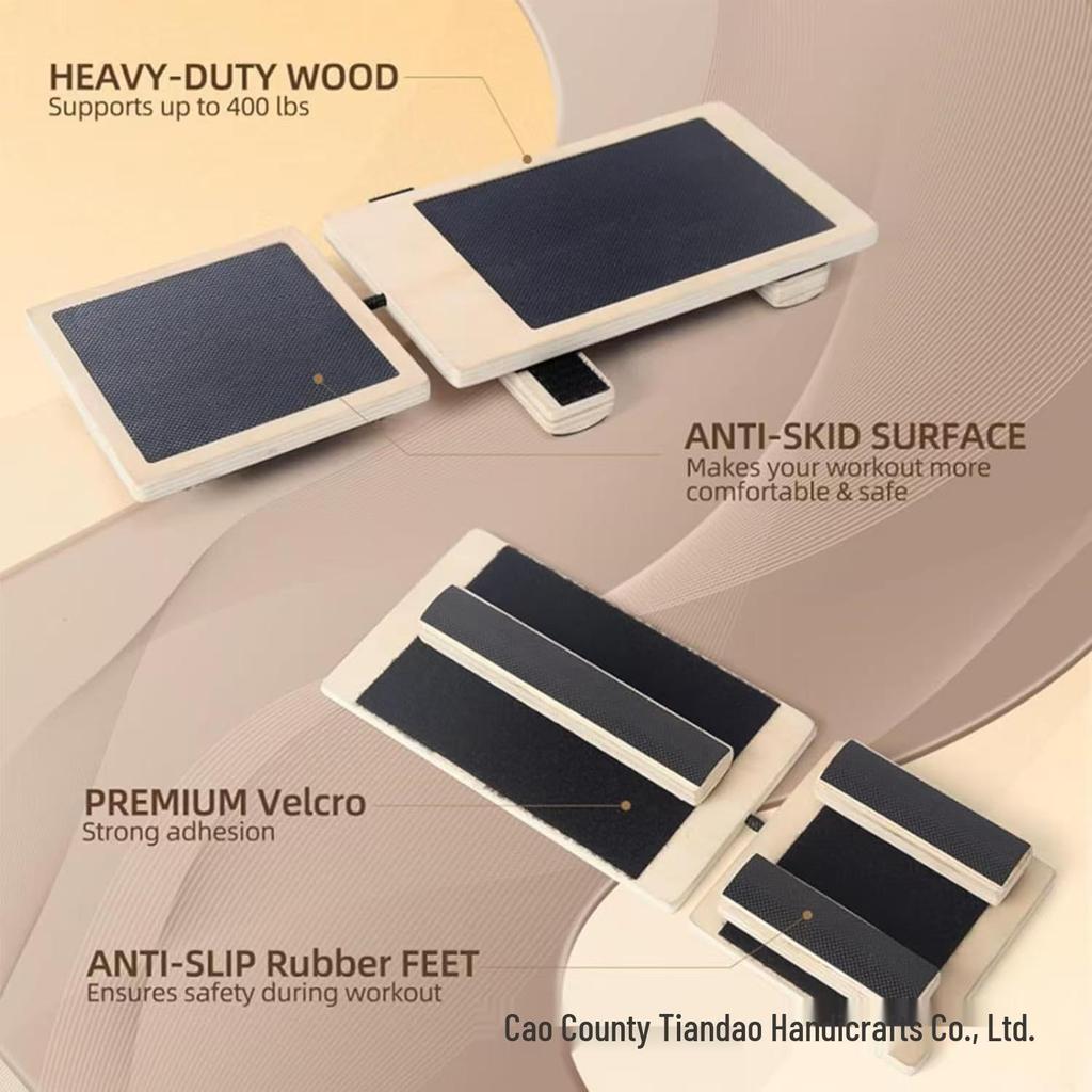 Wooden Yoga & Ballet Foot Stretcher: Single Leg Ankle Strengthener & Balance Beam Trainer