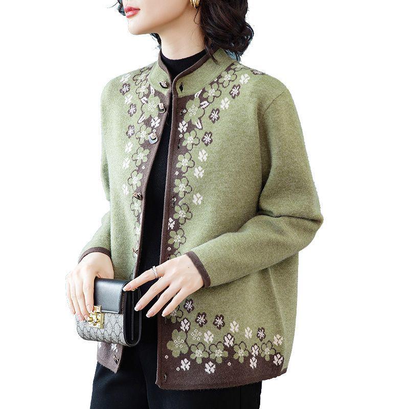 Шикарный весенне-осенний кардиган: Стильный свитер для женщин старше 50