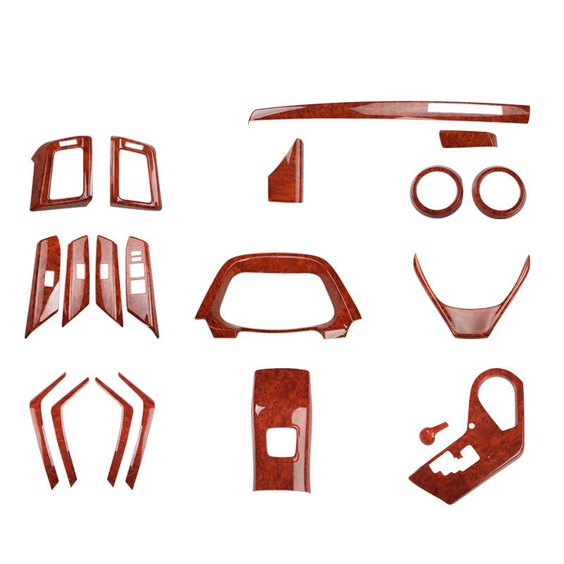 Накладки на рулевое колесо из углеродного волокна, накладки на подлокотник, наклейки на розетку ABS для Toyota Rav4 2013 - 2018 гг. Автомобильные аксессуары