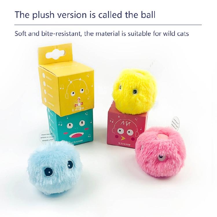 Cats Toy Electric Catnip Plush Ball Bird for Frog Cricket Chirping Kitten Cha