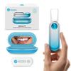 QicoBay UpFlosser P1 Держатель для зубной нити, Цвет «Метеоритный серый» [Автоматическая подача нити], Сменная капсула с нитью, Управление одной кнопкой, Премиальный металл