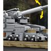 628 шт. WW2 Дора 800 мм Железнодорожная пушка Военная пушка MOC Строительные блоки Кирпичики Модель Армейское оружие Танк Детские игрушки Взрослые Дети Мальчик Рождественский подарок