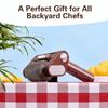 Rechargeable Roller Grill Cleaner Brush Stainless Steel Barbecue Cleaner Tools  Outdoor Cooking