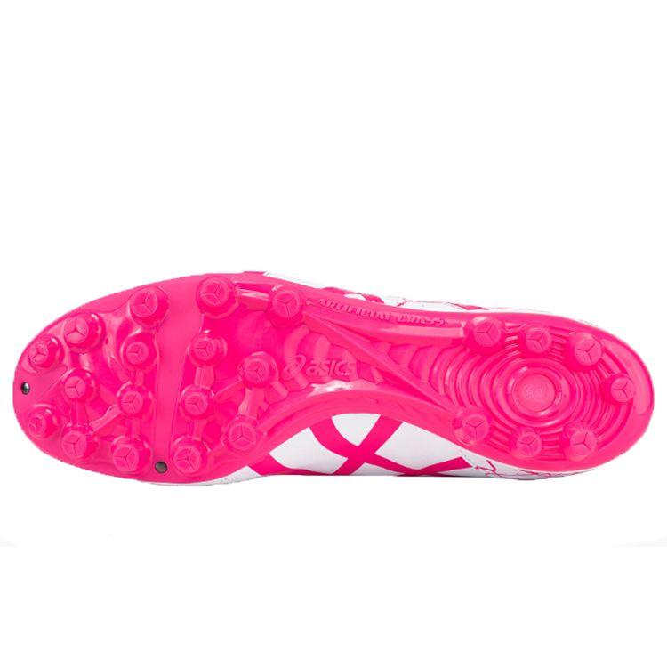 Asics Ds Light Ag Круглый Носок На шнуровке Ag (Резиновый короткий стержень) Футбольные бутсы Мужские Футбольные бутсы Бело-розовые 1103A032-109