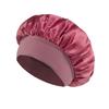 Satin Bonnet Hair Bonnet for Sleeping Silk Bonnets Women Solid Solid Wide-brimmed Sleeping Hat with Elastic Soft Band Hair Care