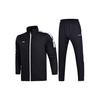 Color Block Jacket And Pants Sports Set Men Sports Set Black AACN001-1