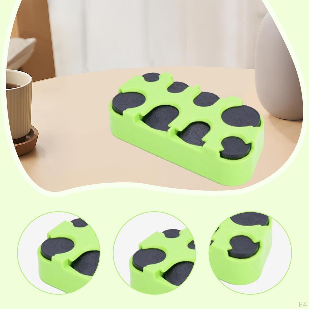 Держатель для капсул Подарки для хоббистов Многосекционный интерьер Коллекционные принадлежности Портативный органайзер