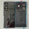 Новая задняя крышка из закаленного стекла для HW Honor 70 5G, задняя крышка, дверной корпус + крышка вспышки + объектив камеры