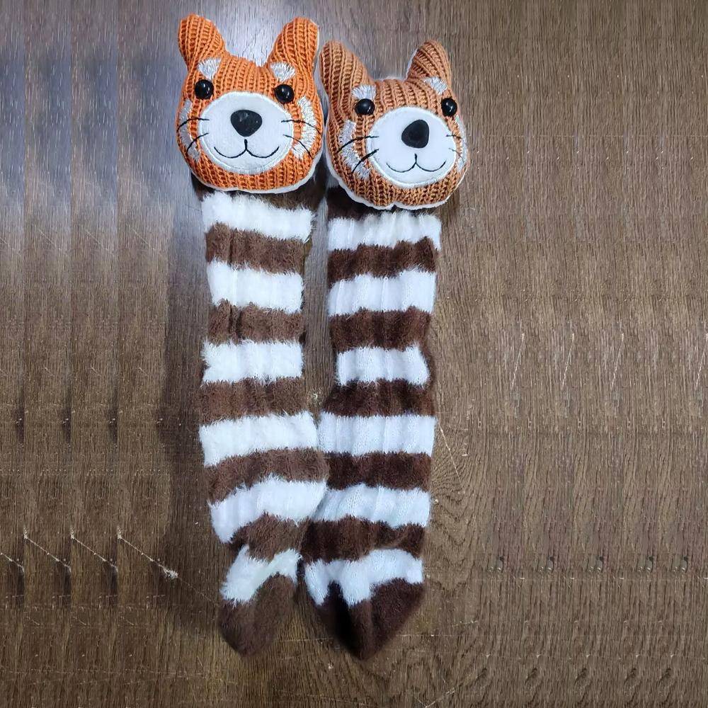 New Animal Socks 3D Plush Crochet Animal Socks Cute Animal Socks Warm Floor Socks Cartoon Socks