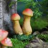 Cute Mushroom Statue DIY Mushroom Ornaments Micro-landscape Simulation Mushroom  Office