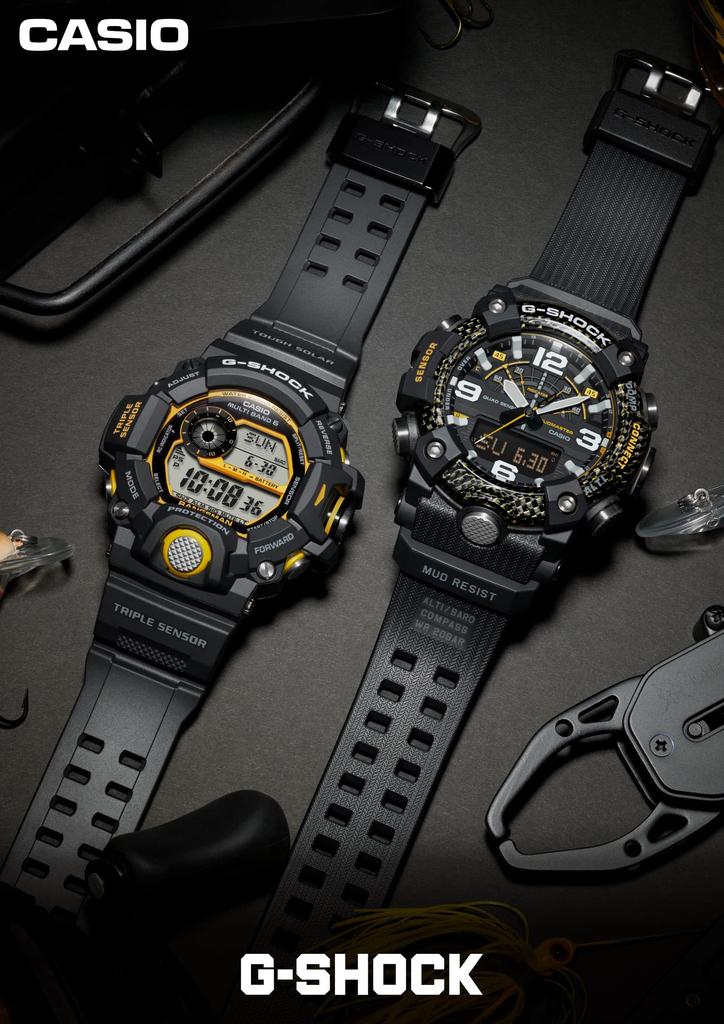 Watch RANGEMAN Radio Solar Black X Yellow [Casio] G-Shock [] GW-9400YJ-1JF Men's