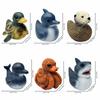 Seal Marine Organisms Statue Dolphin Shark Turtle Duck Figure Devilfish Whale Sea Creature Duck Desktop Ornament Entryway Decor