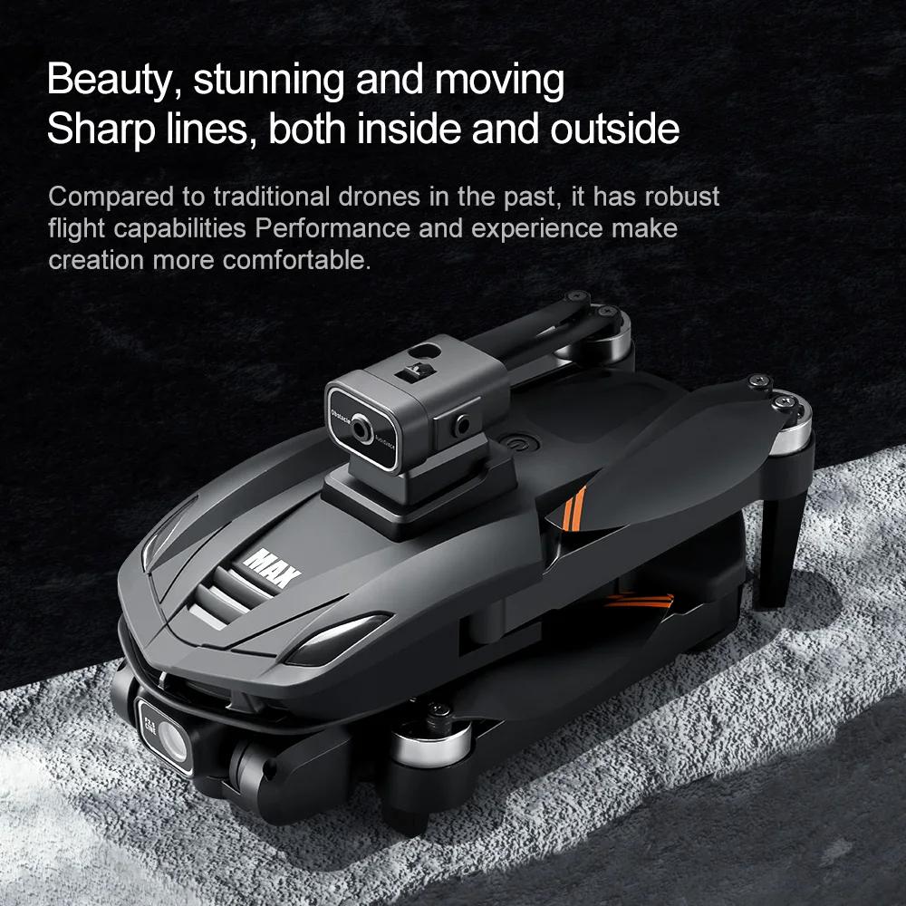 2025 NEW V168 Upgraded Screen Controll Drone 8K Camera 5G Image Transmission With Obstacle Avoidance Brushless Motor Quadcopter Toy