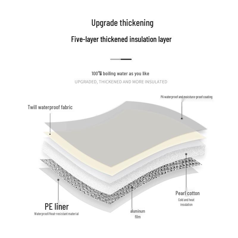 Складное изолированное ведро для ножной ванны - Большой дорожный таз