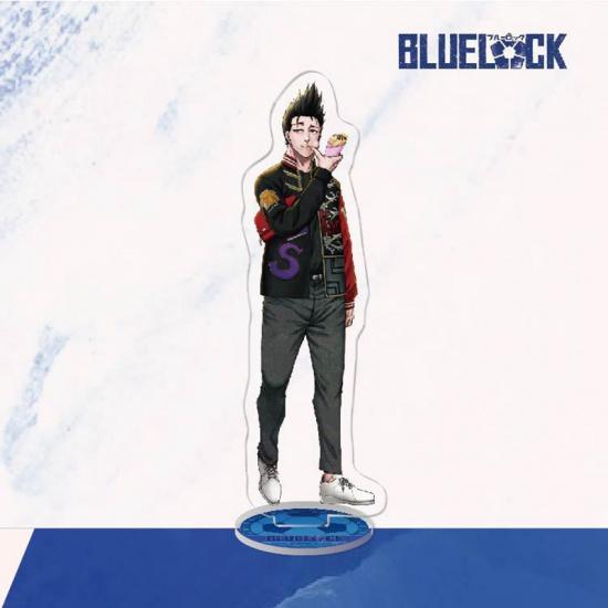 Модель подставки с синим замком, брелок для ключей Isagi Yoichi Bachira Meguru Kira Ryosuke Chigiri Hyoma, украшение для стоящего знака