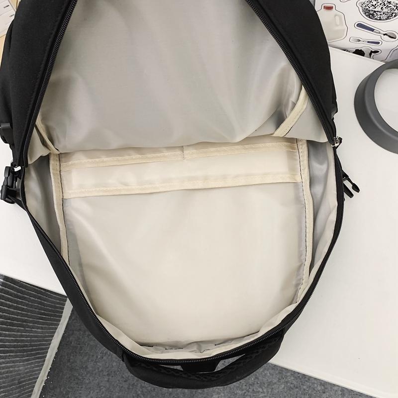 Рюкзак для ученика средней школы, женский нейлоновый рюкзак, мужской рюкзак с принтом в виде букв