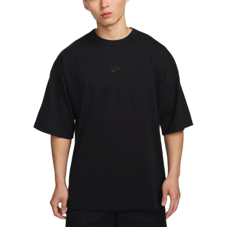 Nike Футболки Мужские Черные С Круглым Вырезом HF9607-010