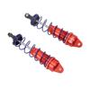 2pcs RC Shock Absorber Aluminum Alloy Adjustable High Strength Oil Damper for 110 RC Car 95mm Red