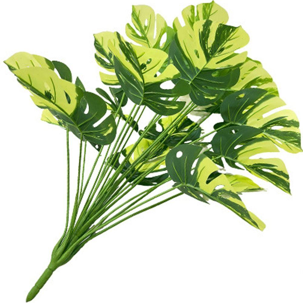 9-24 ветки зеленые пальмовые листья большие искусственные растения искусственные растения свадебный декор