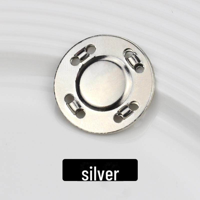 Скрытая магнитная кнопка для пальто, кардиганов и сумок - прочная металлическая невидимая застежка